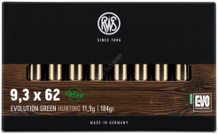 RWS 9,3x62 11,9 g EVO GREEN ( 20 sztuk)