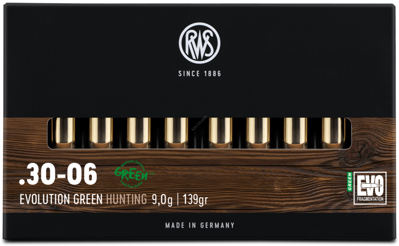 RWS .30-06 9,0 g EVO GREEN ( 20 sztuk)
