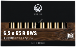 RWS 6,5x65 R RWS 8,2 g KS ( 20 sztuk )